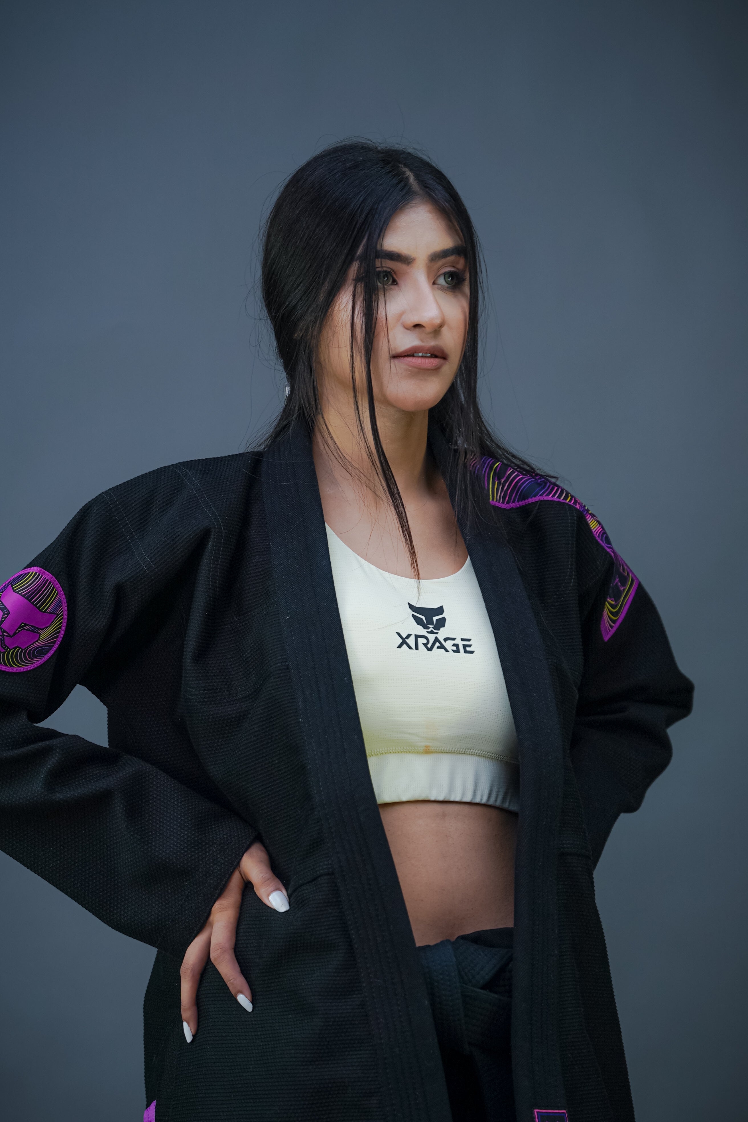 XRage Sports – Premium Women’s Jiu-Jitsu Gi (Black Edition)